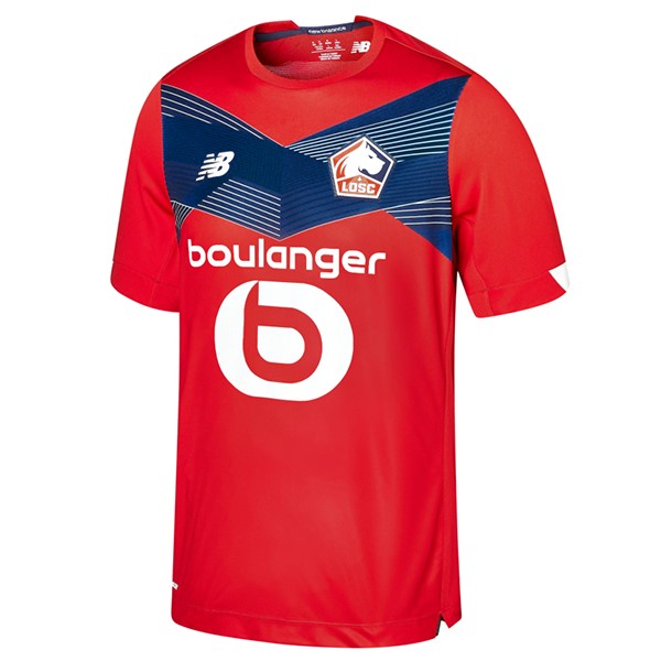 Camiseta Lille Replica Primera Ropa 2020/21 Rojo